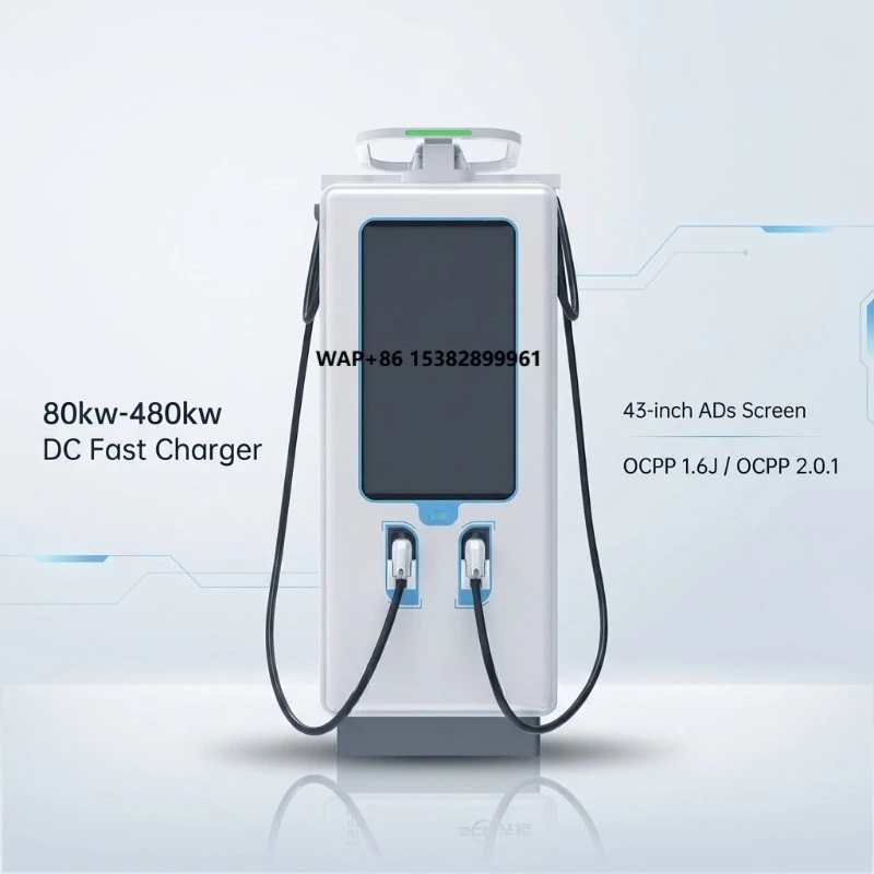 SCU 80KW to 480kw DC Fast Charger EV Charging Station Floor-Mounted Solar Electric Car Charger for EV Cars