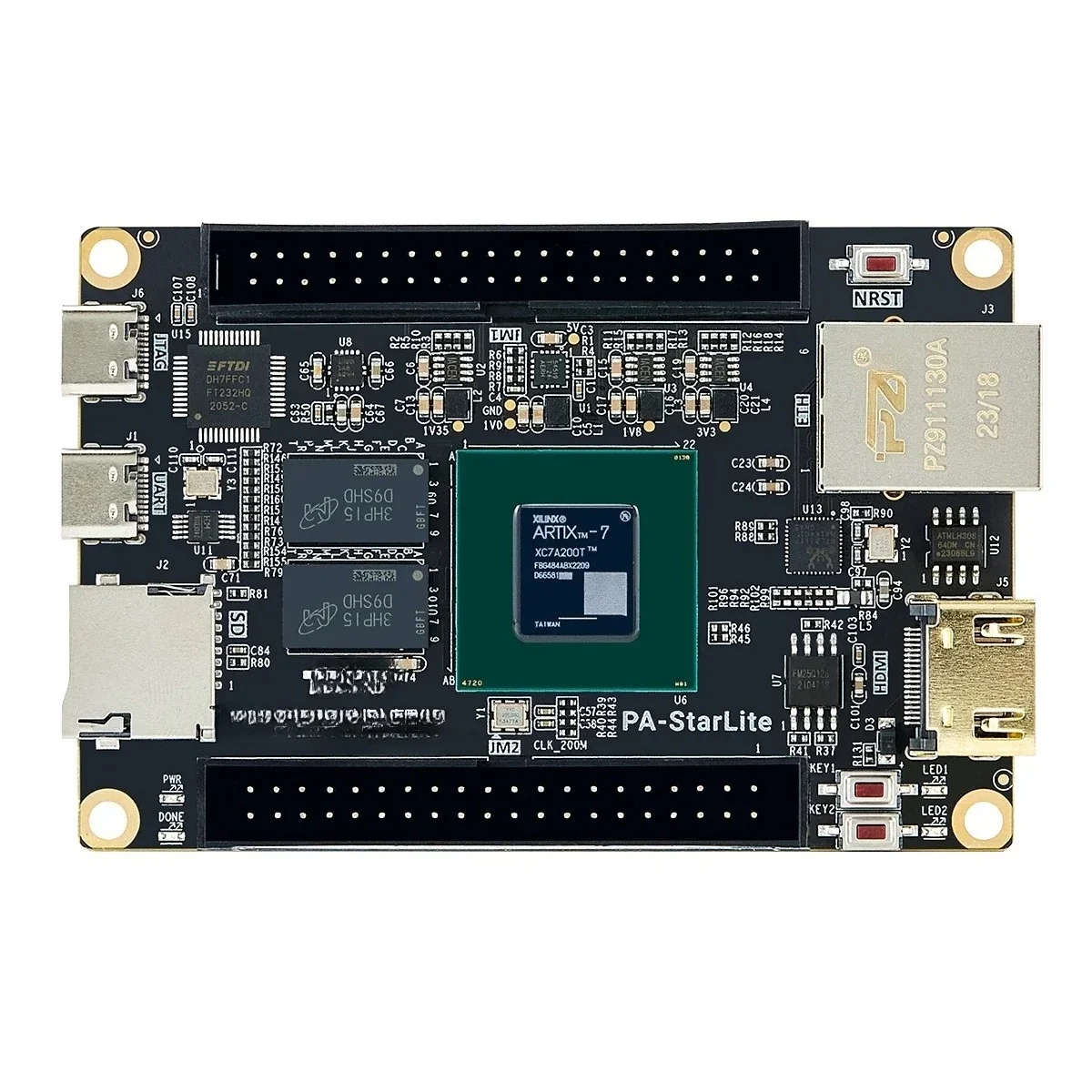 

Friendly Artix 7 A735T Small Size Xilinx Fpga Board For Beginner MIPI Gigabit Ethernet On-board JTAG Donwnloader