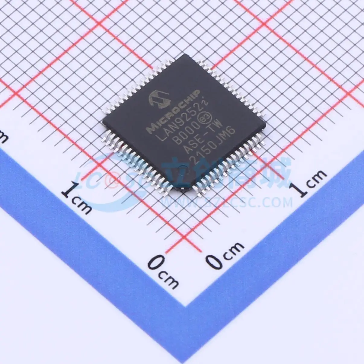 2pcs LAN9252I/PT TQFP-64(10x10) 3 2 MII 100BASE-TX Communication Interface IC