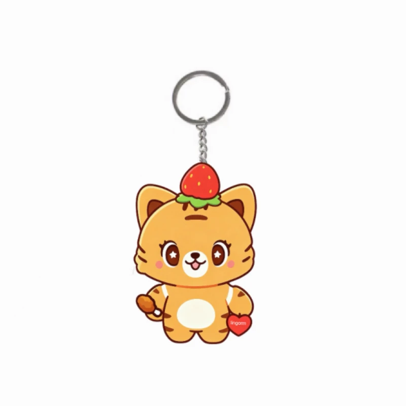 Lolo Gumberbear Blossom Marshmallow Keychain Double-side Hanging Pendants Lingorm Lenamiu Ommbam Tanyada Decor Ornaments