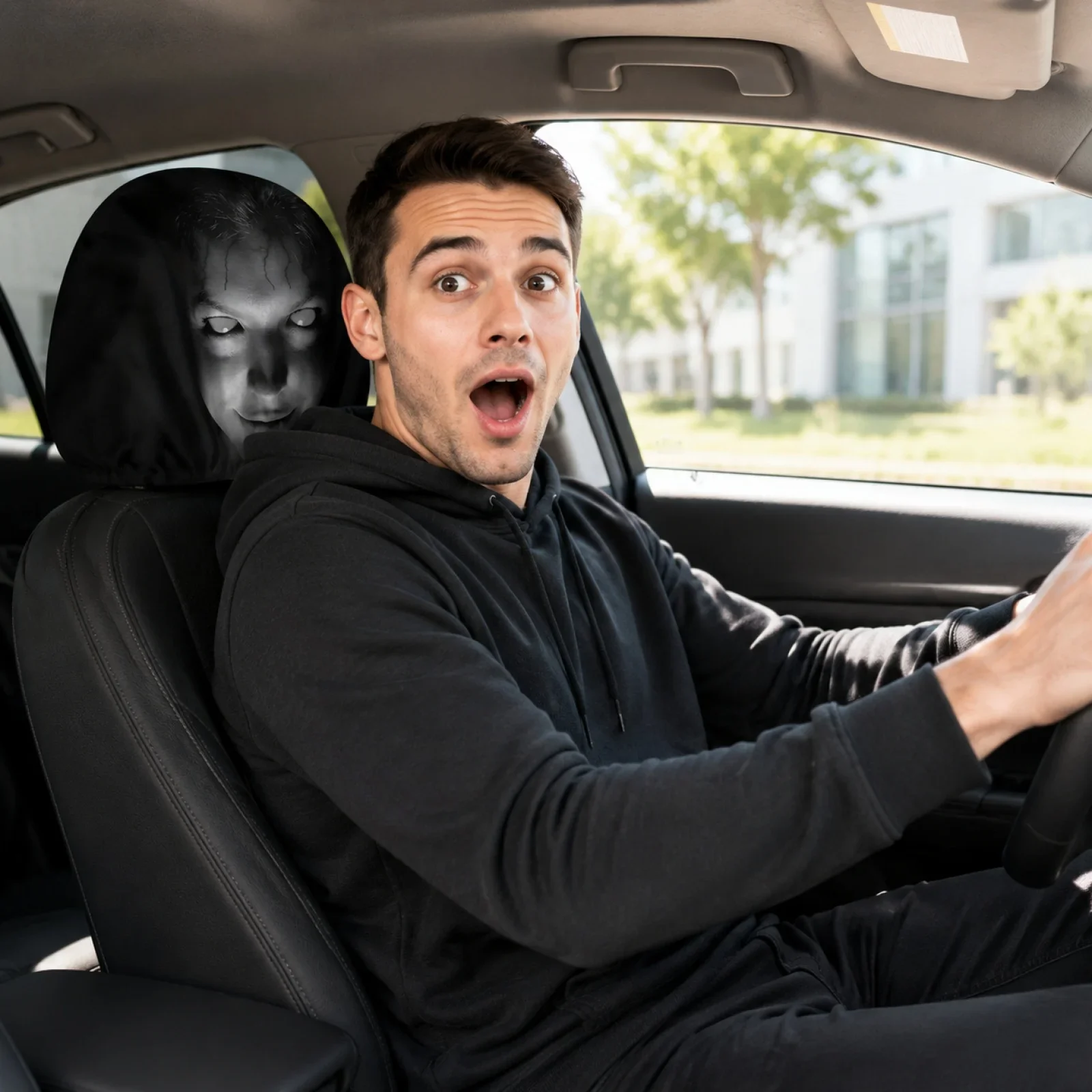 Car Headrest Funny Cover Accessories Interior Gadgets Decor Styling Ideas Seat Covers Vehicle Supplies Automobiles Parts