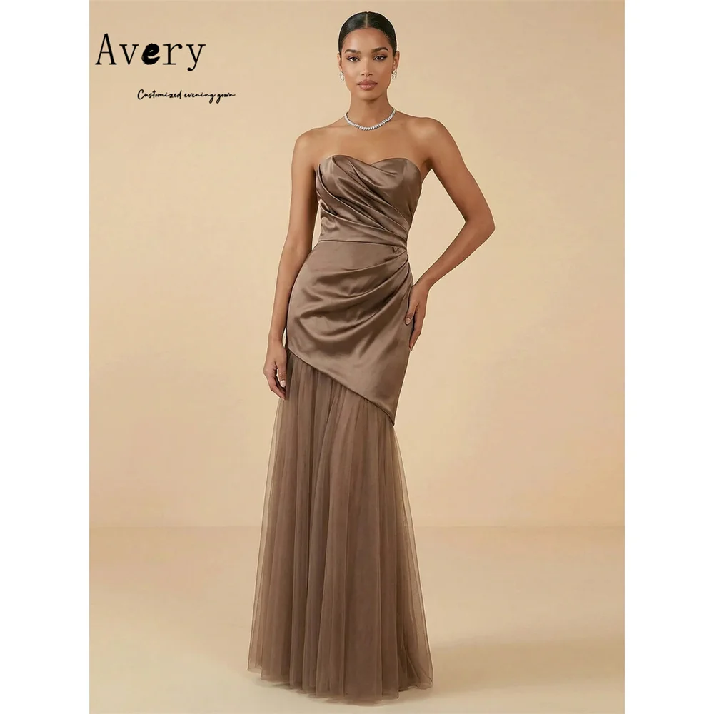 

Avery Custom Fishtail Sweetheart Off-shoulder Sleeveless Elegant Party Dresses for Women Luxury Prom Dresses 2026 Gala Dress