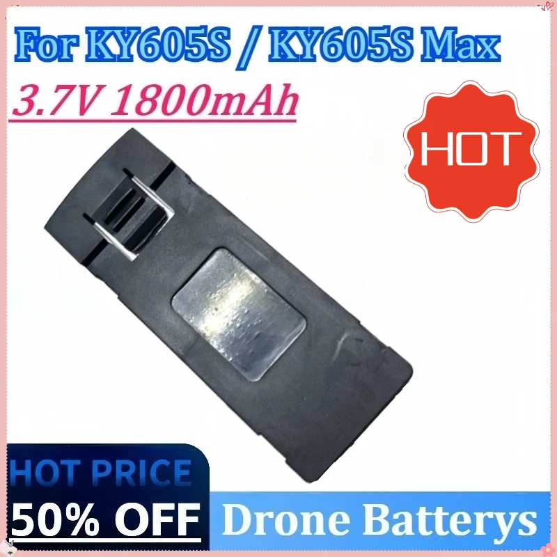 

Newly Upgraded 3.7V 1800mAh High Quality Drone Battery for KY605S RC Quadcopte Battery Accessories Parts Rechargeable Battery