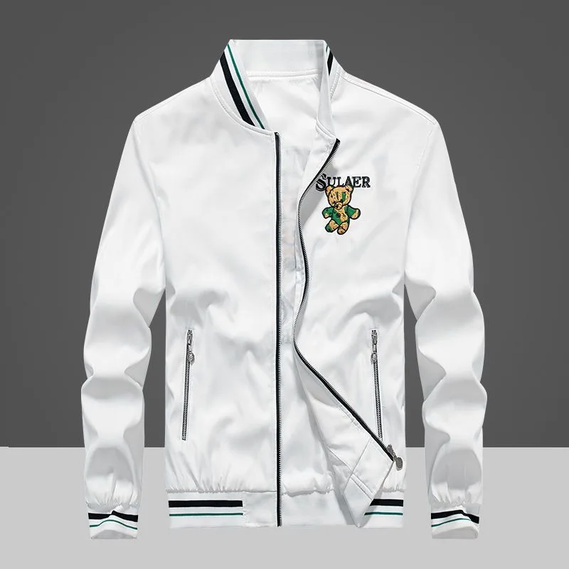 2024 Spring and Autumn Fashion Trend Embroidered Baseball Jacket Men's Casual Loose Comfortable High Quality Plus-Size Jacket
