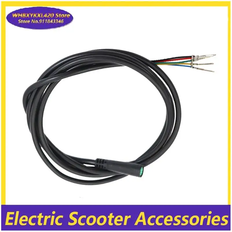 For KUGOO M4 Electric Scooter Instrument Line Parts 5 Pin Instrument Line Connection Controller and LCD Panel Power Cord