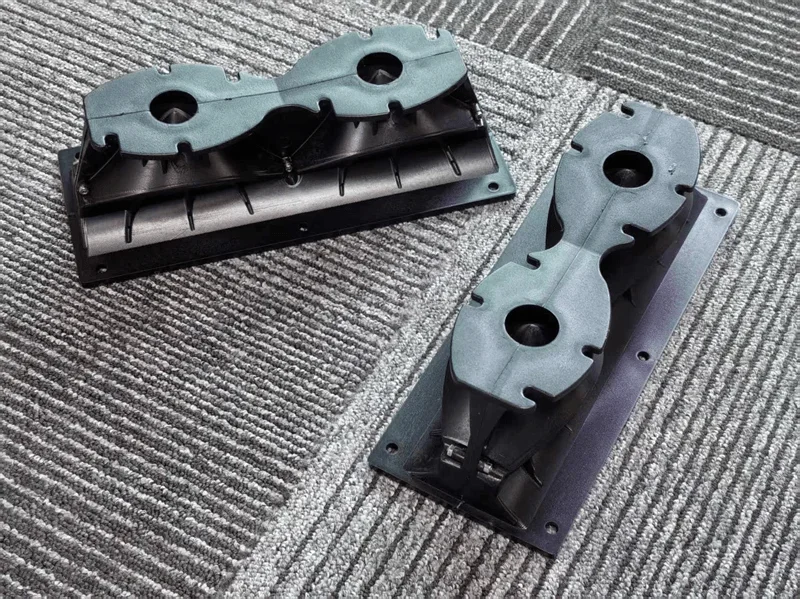 MW Audio Dual HF Horn für 5-Zoll-Säulenlautsprecher und Line Array, 2x1" Hals, Größe: 247,5×100,5×85,4mm – Detail 4