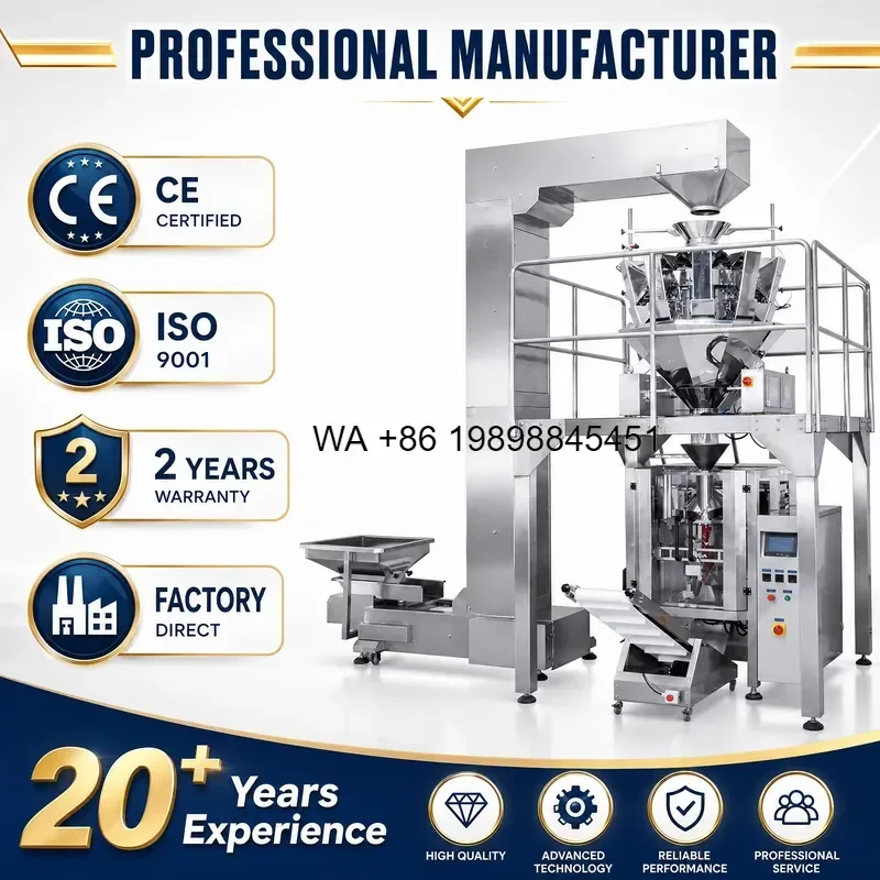 Wmwmnu for Industry Vacuum Pack for Food Granule Rice Beans Corn Silage Nuts Vacuum Weighing Filling Packing