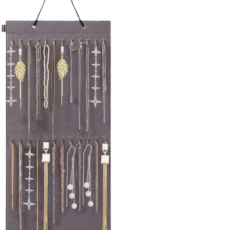 1 Buah Papan Display Organizer Perhiasan Felt Terpasang Di Dinding-Penyimpanan untuk Tas Penyimpanan Tas Gantung Kacamata Hitam Anting Kalung