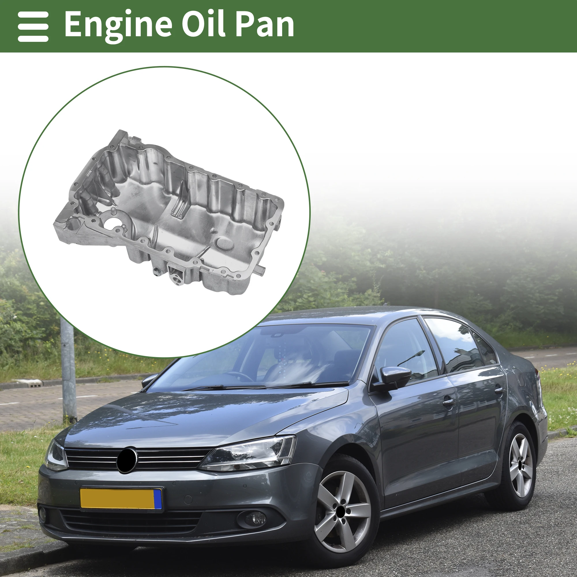 uxcell-1-piece-no06f103601l-carter-d'huile-moteur-pour-volkswagen-jetta-2006-2008-aluminium