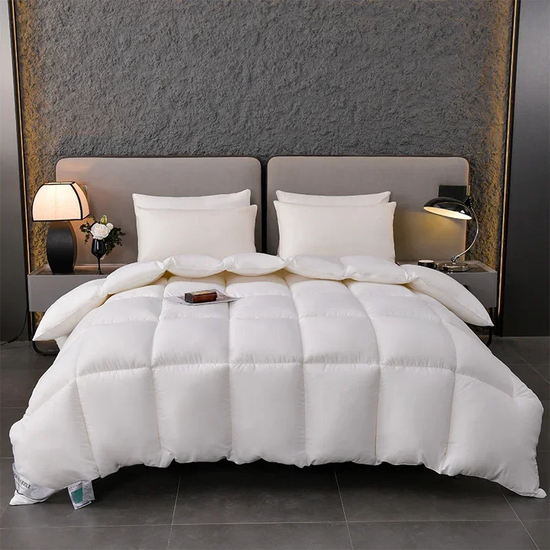 2024 new skin-friendly and comfortable five-star hotel feather velvet quilt winter quilt thickened warm  quilt core