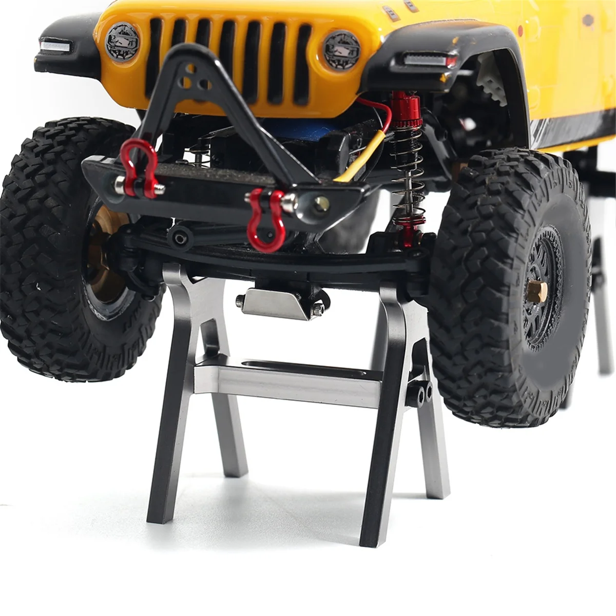 

XFDE Aluminium Alloy Mini RC Car Jack Stands Kit for 1/18 1/24 RC Crawler SCX24 AX24 TRX4M FCX24