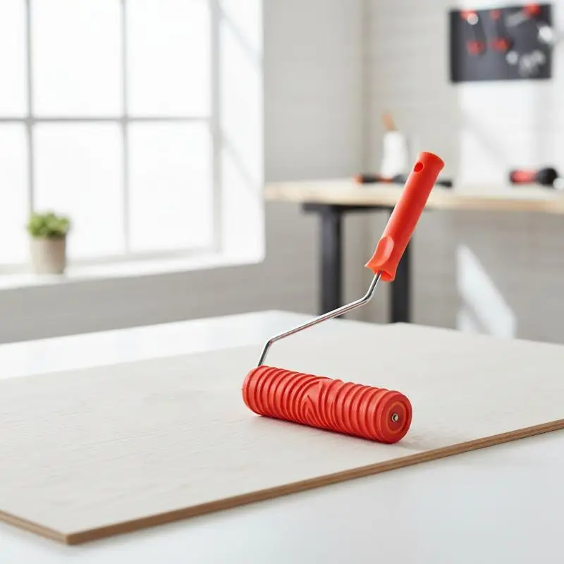 Embossed Paint Roller Wear Resistant Food Grade Rubber Non-Toxic Tool for Wall Texture Design DIY Home Decoration Art Projects - view 4