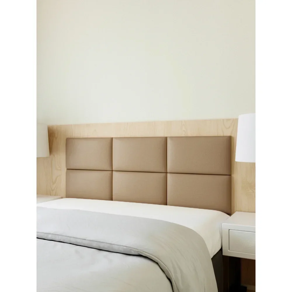 Customized Tatami Wall Surround Bedside Soft Bag Headboards Self-adhesive Wall Panel Bedroom Children's Room 3D Wall Stickers