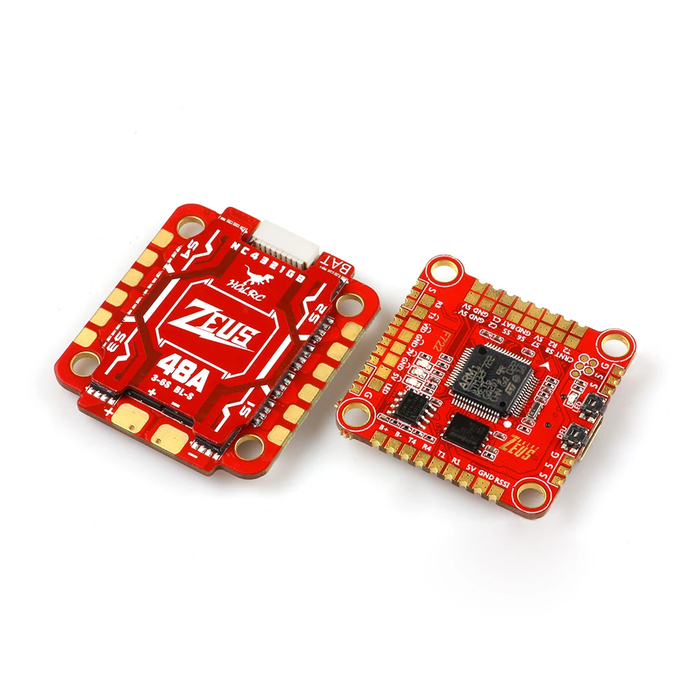 HGLRC Zeus F748 STACK 3-6S MPU6000 F722 Controller di volo 48A BLHELIS 4 in1 ESC per FPV Racing Freestyle droni parti fai da te