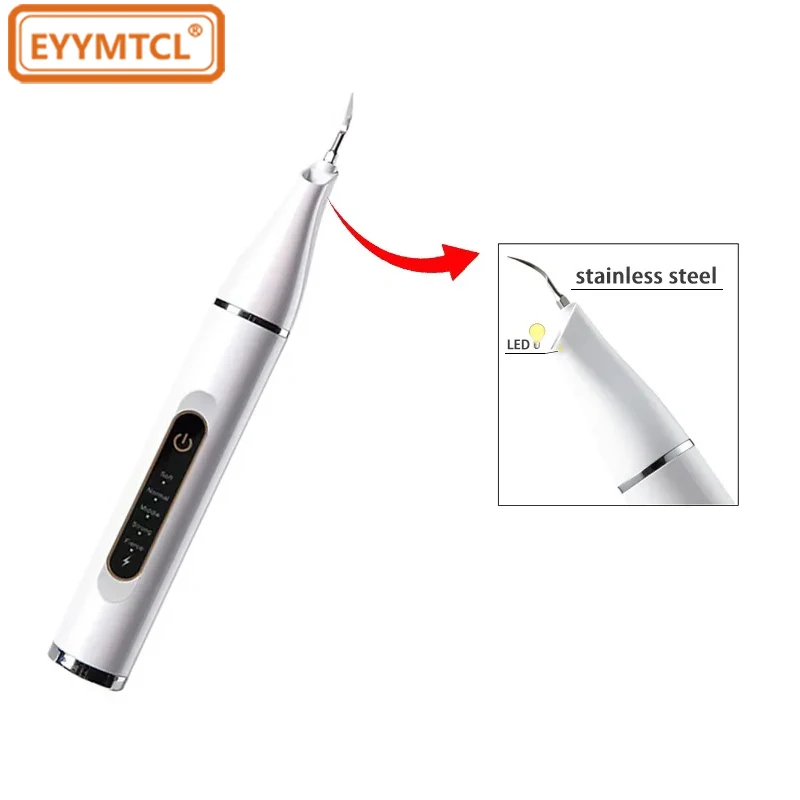 

Dental Ultrasonic Scaler Clean Calculus Tartar Care for Teeth Electric Cleaning of Teeth Oral Scalers for Adults