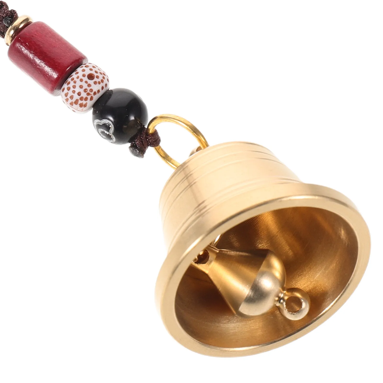 Vintage Brass Bell Pendant Door Chime – Retro Metal Wind Chime for Entryway, Yard, Home Decor