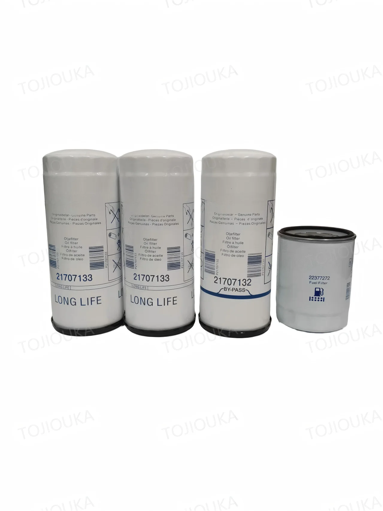

4PCS 22377272 21707133 21707132 Fuel Filter Oil Filter For Volvo Penta D8 D11 D12 D13 D16 Diesel Engines