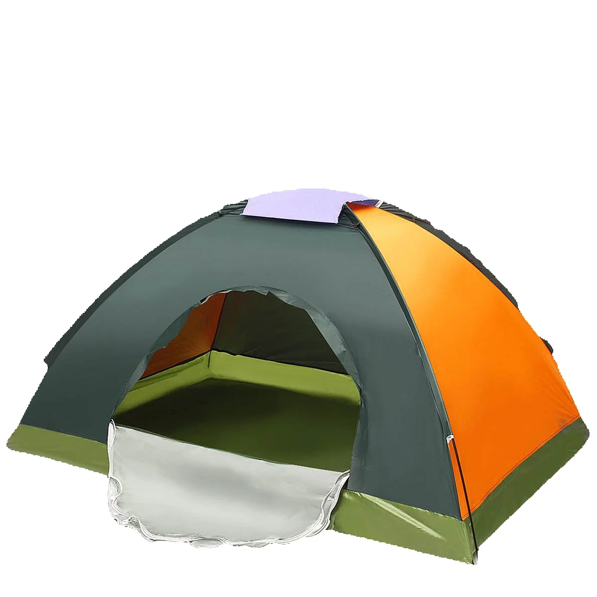 

1-2 Person Outdoor 200x150cm Portable Light Weight Camping Tent Recreation Ultraviolet-proof Folding Tent with Mosquito Net Door