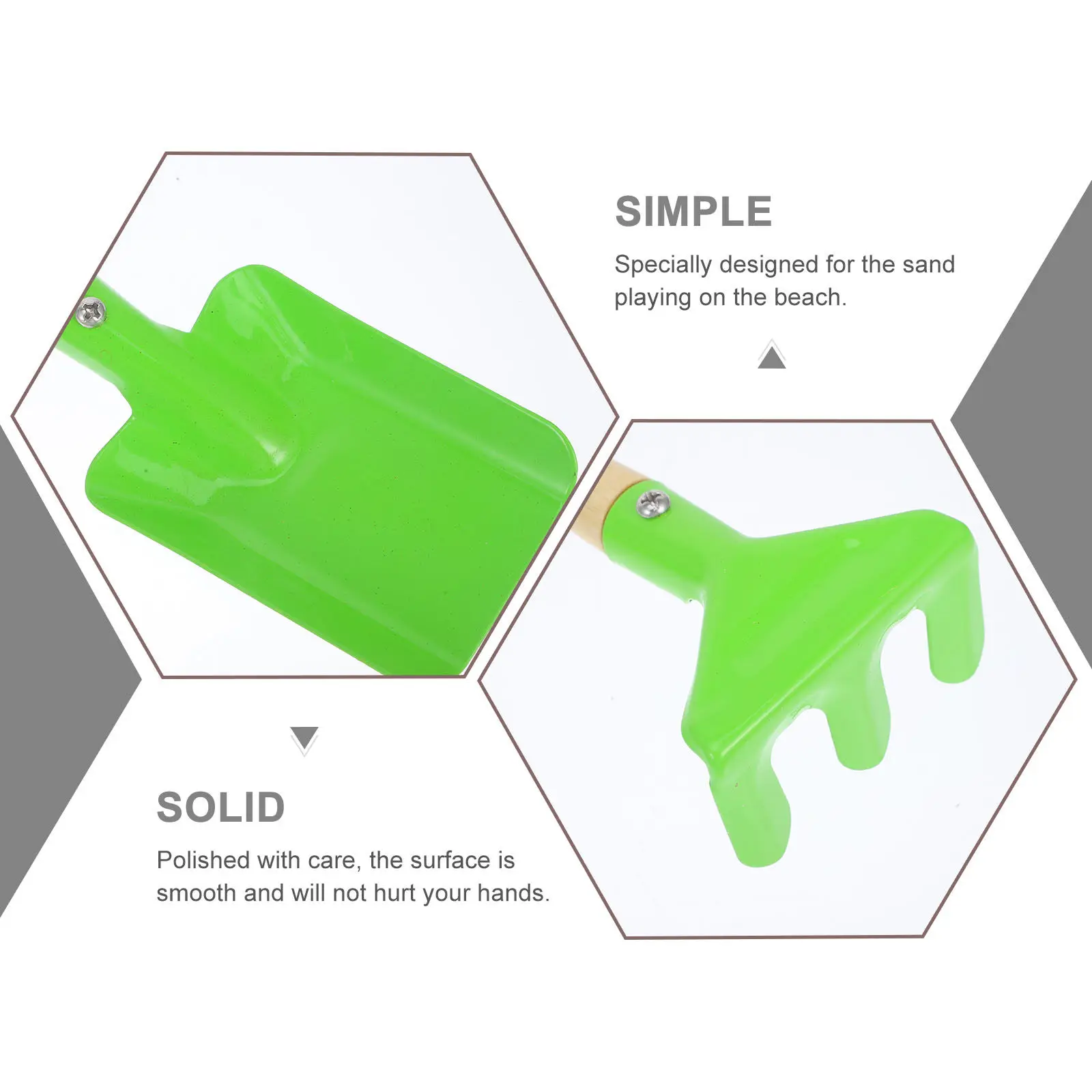 مجموعة من 4 قطع من أدوات حفر الرمال للأطفال على الشاطئ، أدوات آمنة ذات سطح ناعم للمرح العائلي، هدية ممتعة تشمل مجرفة رمل صغيرة وأدوات كشط