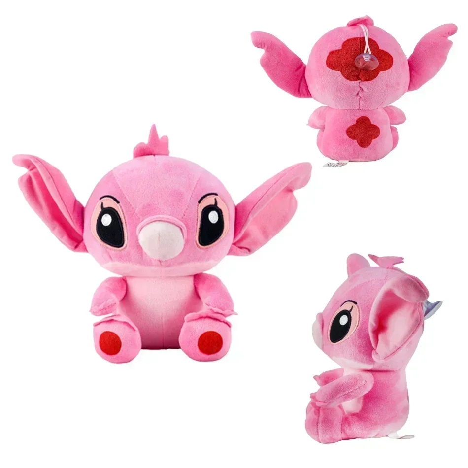 5PCS 15Style 12-30cm Angel Stitch Disney Plush Keychains Cute Cartoon Toys Dolls Plush Decoration Birthday Gifts For Kid Fan