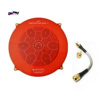 AEF1-150Mm Triple Feed Patch 5.8Ghz 14Dbi Pagoda Array FPV Antenna Image Transmitter Flat Panel Antenna For FPV Drone
