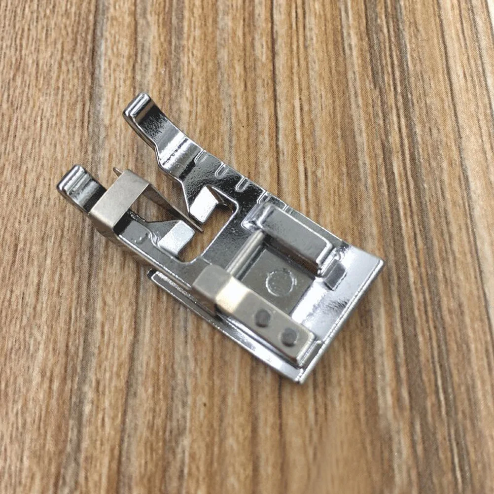 ماكينة خياطة قطعة قدم الضغط من أجل حافة خياطة النسيج خفيفة الوزن من الفولاذ المقاوم للصدأ ملحقات خياطة قدم المشي #1