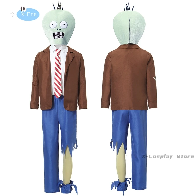 زي تنكري مضحك هالوين للبالغين ، لعبة الزومبي ، بذلة جديدة ، قناع ، ملابس ، مهرجان ، كرنفال ، فستان حفلة ، عرض مسرحي