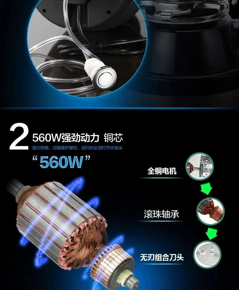Kitchen waste disposal household new model sink sewer food waste grinder air switch strong power high power all copper motor