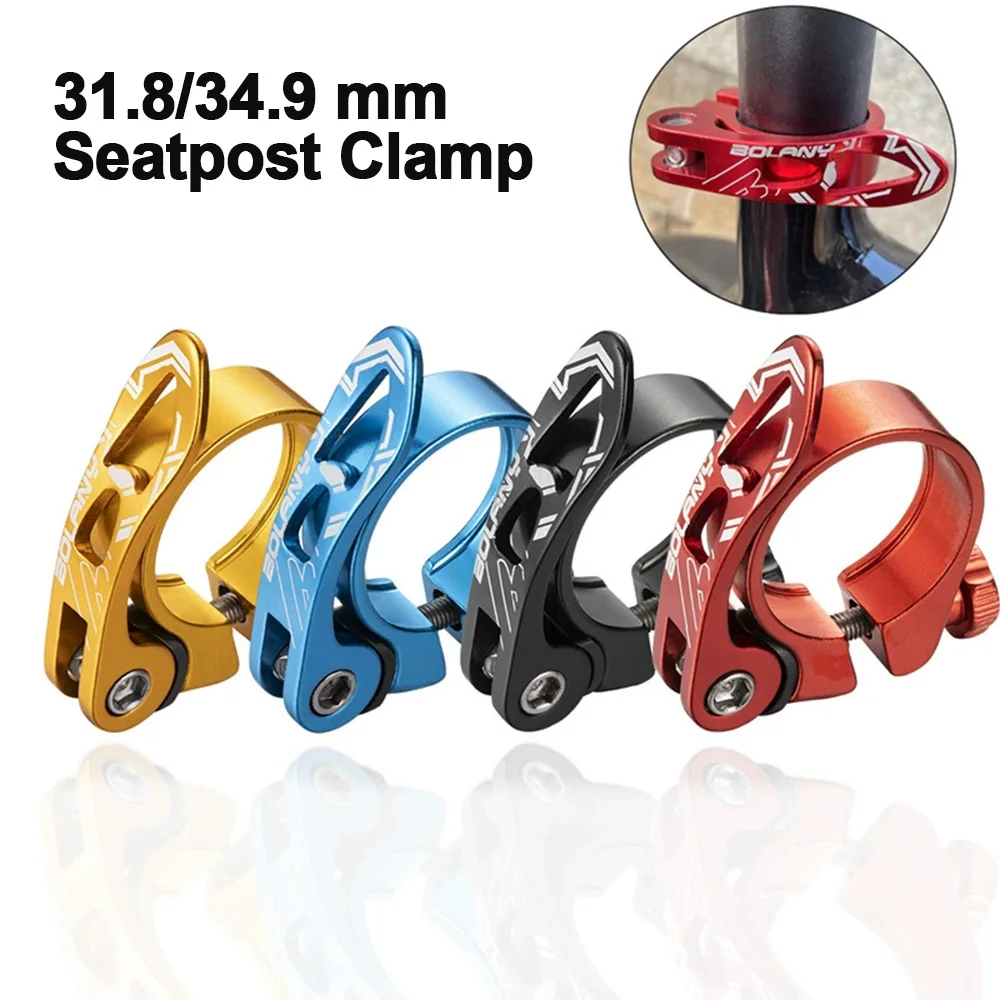 

Quick-Release Mountain & Road Bike Seatpost Clamp 31.8/34.9mm Universal Locking Bike Accessory