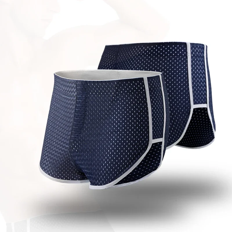 Ropa interior de seda helada estilo pantalones Aloha para hombre. Para niños en verano, adecuados para adolescentes. Calzoncillos boxer, holgados, con uniq