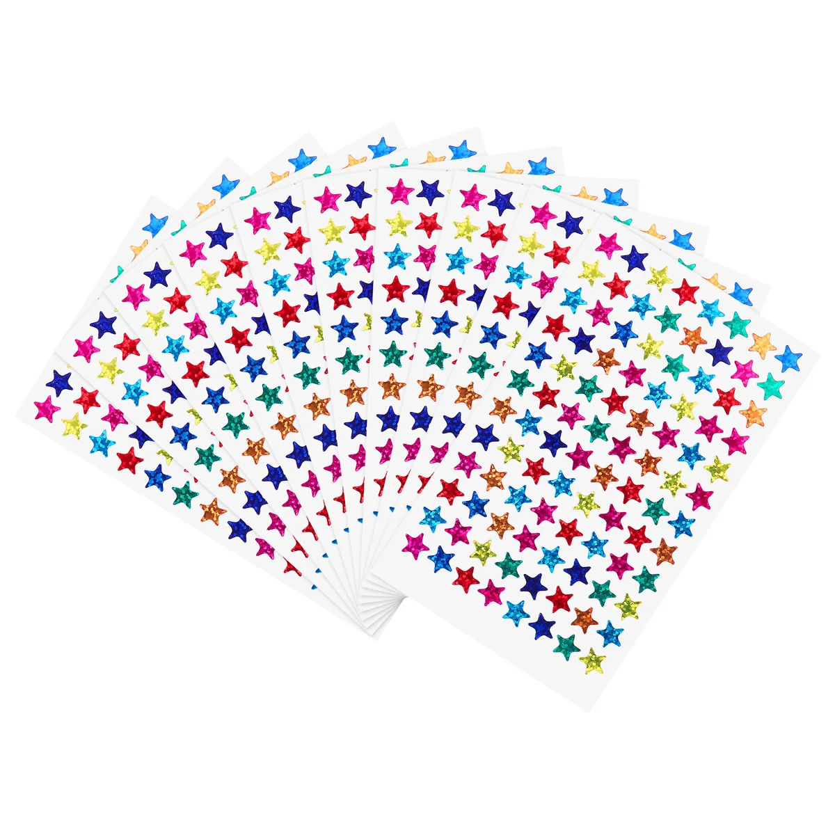 

960pcs Shiny Star Stickers Self Adhesive Multicolor Students Rewards Decor Crafts School Supplies Folder Labels