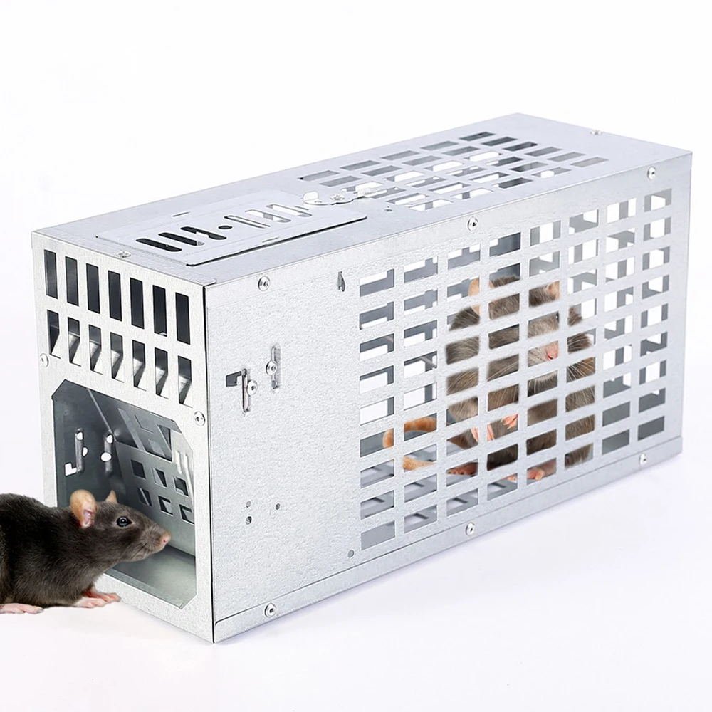 Multi-Catch Rodent Mouse Trap Rat Trap Cage-Pest Control -All Mice and Rat can fit in