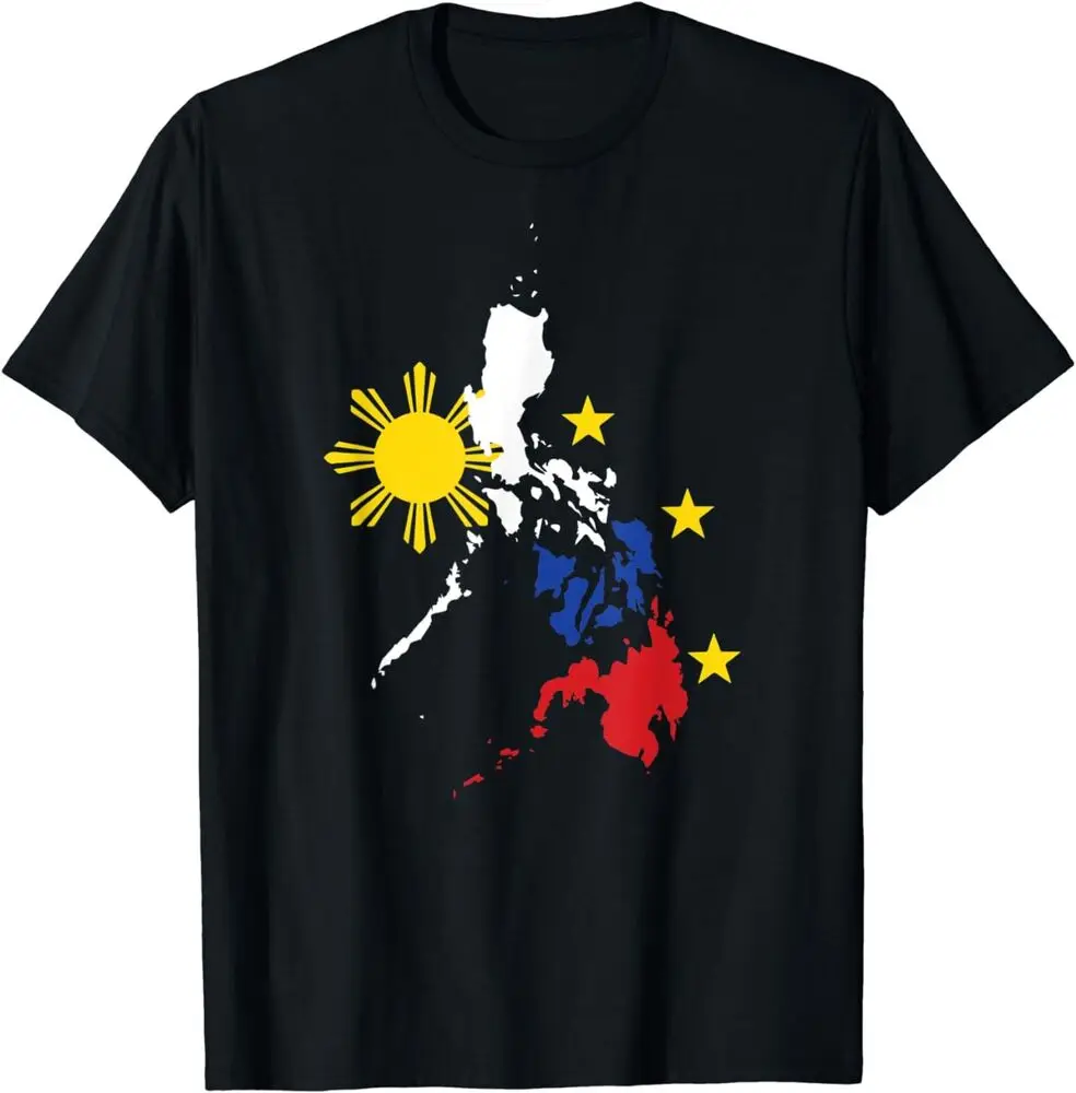 Trotse Pinoys In Amerika Love Pilipinas Design T-Shirt Voor Mannen Kleding Vrouwen Korte Mouw Tees Vintage Hoge Kwaliteit 100% Katoen