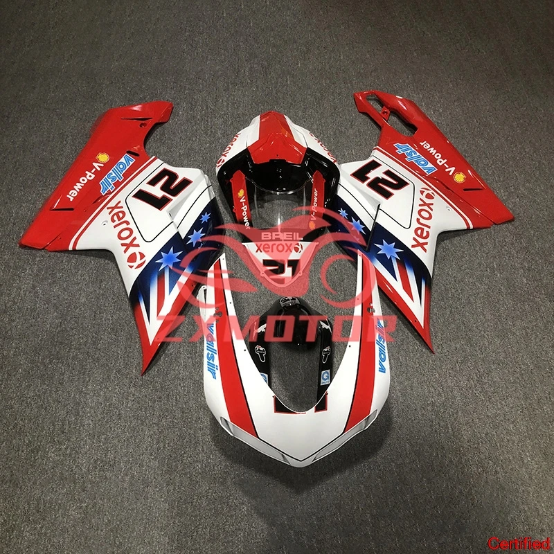 Fairings for Ducati 848 1098 1198 1098s 1198s Injection Refitting Motorcycle Customized Shell Body set Fairing Kit