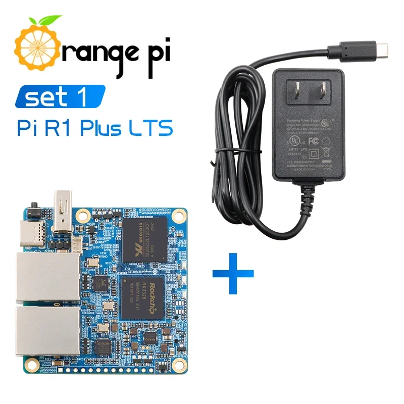 

Orange Pi R1 Plus LTS+Type-C Power Supply,1GB RAM with RK3328,Open Source Board Computer, Run Android 9/Ubuntu/Debian/OpenWRT OS