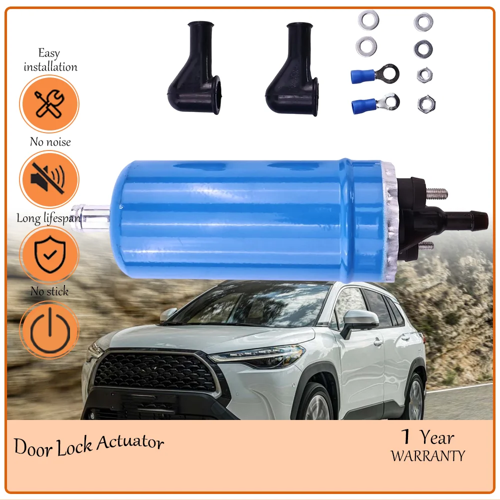 

High-Stability Universal 12V In-Line High Pressure Electric Fuel Pump with Mounting Bracket Clamp OEM 0580464070 0580453911