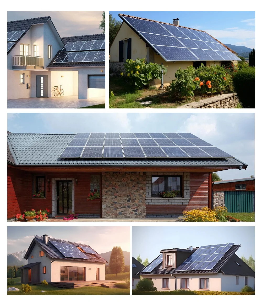 Solar Wind Hybrid System on Grid off Grid Hybrid  10Kw 20Kw 30Kw Hybrid Solar and Wind Power System Battery for Domestic Use