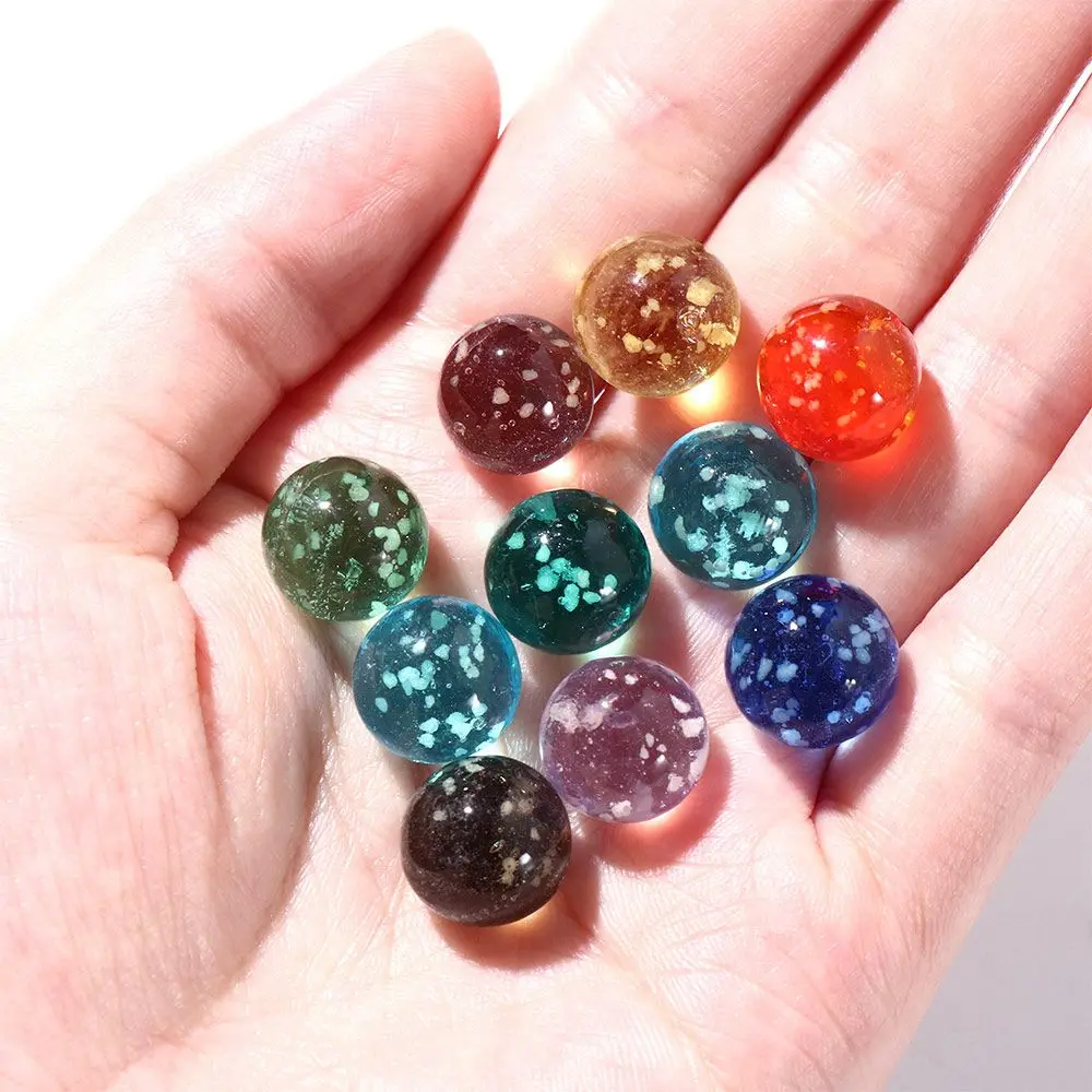 Machine Beads Fish Tank Decor Marbles Pat Toys Bouncing Toys Small Marbles Pinball Machine Glass Marbles Luminous Glass Ball