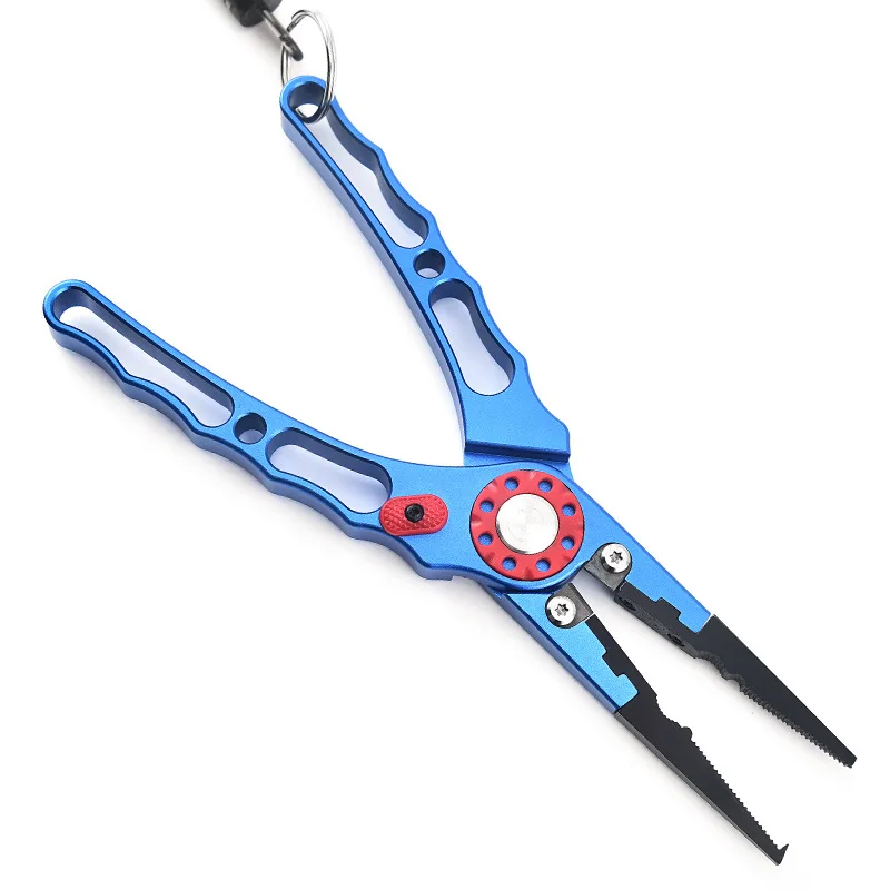 multi-functional  pliers, open-loop fishing pliers, fish control device, fishing gear supplies set with missed rope