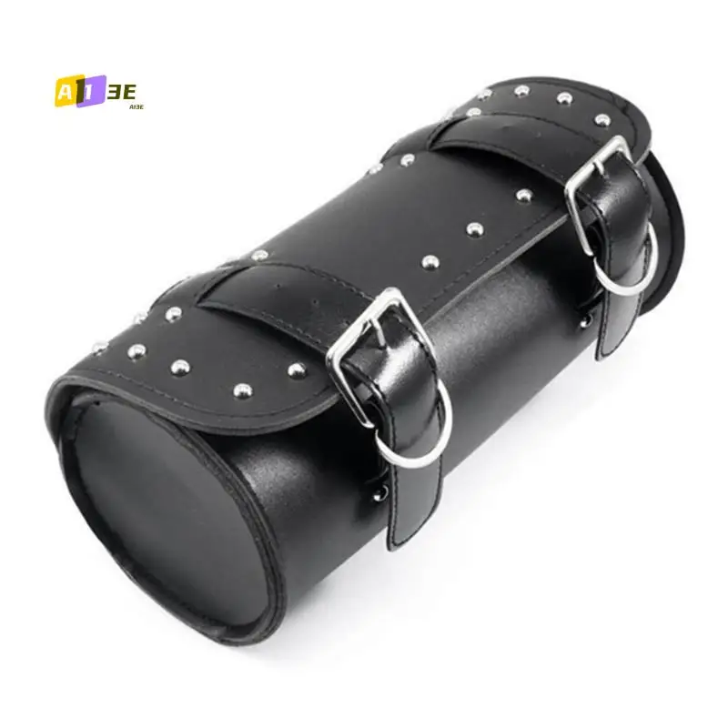 

A03E-универсальная мотоциклетная сумка для инструментов из искусственной кожи, передняя вилка, руль, седельная сумка, рулонный ствол, гоночный хвостовой ствол для хранения