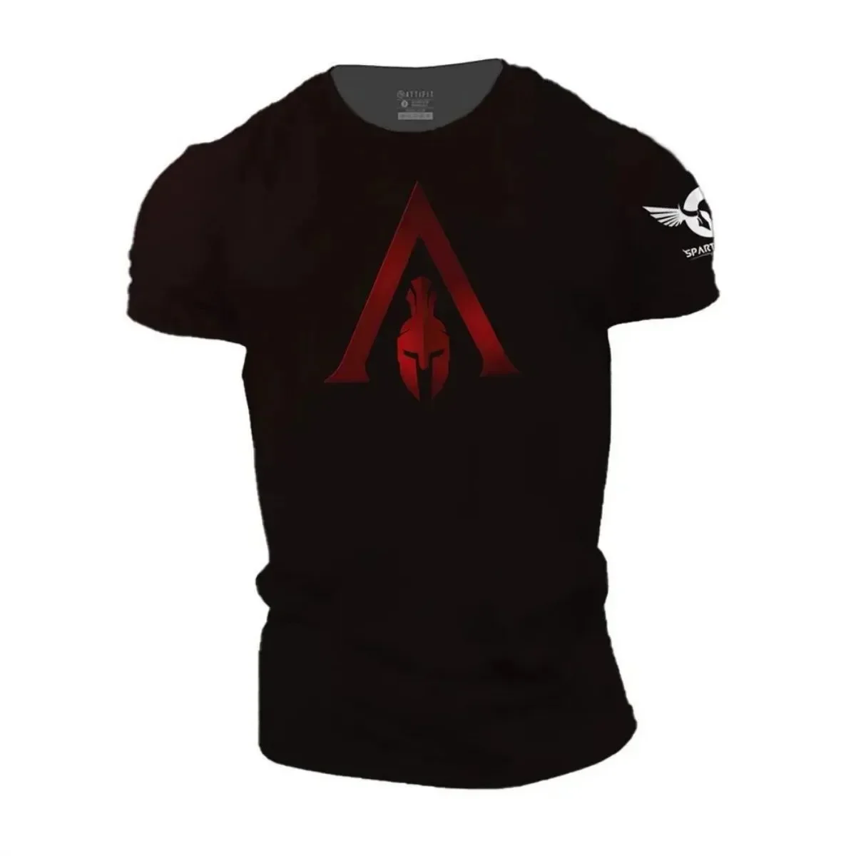 Vintage Spartan Warrior Graphic T Shirts for Men Outdoor Breathable Sports Tops Summer Casual Round Neck Men's T-shirt