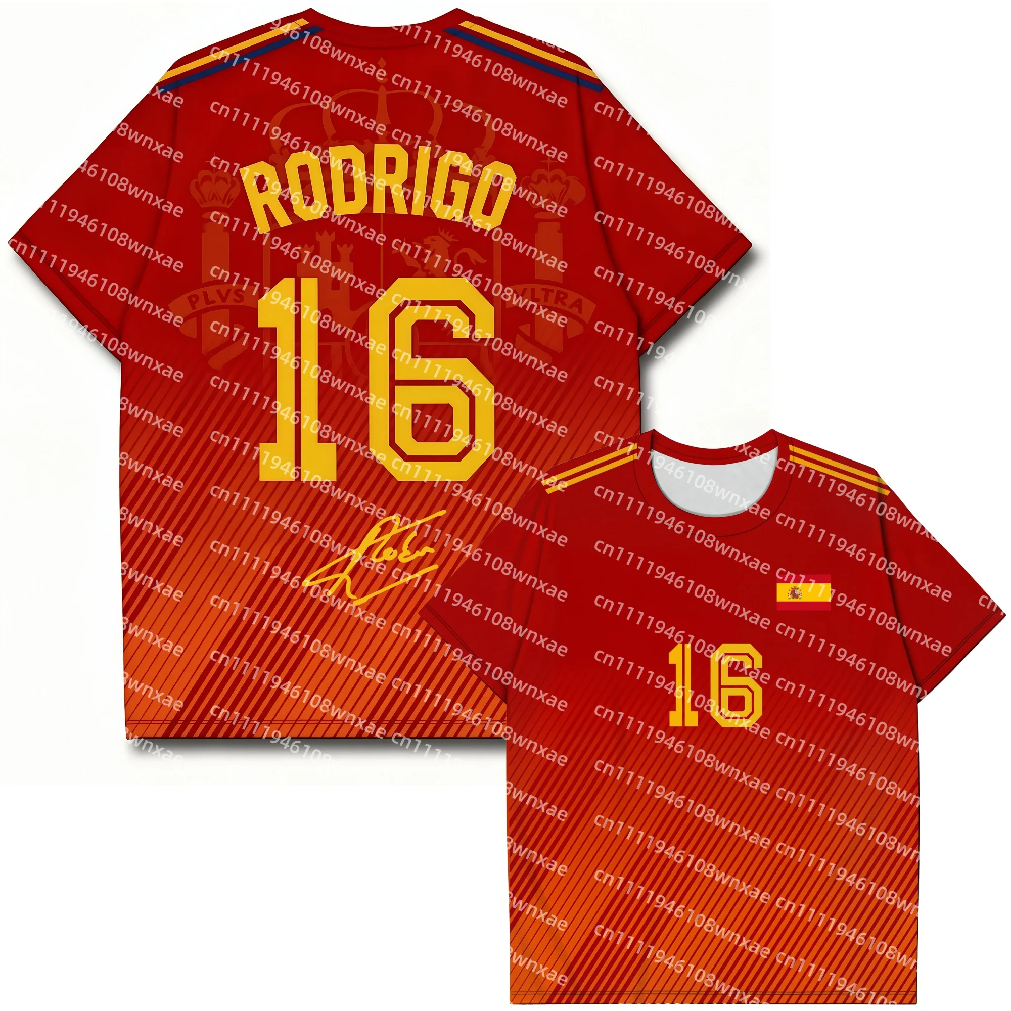 Explosions Spain NO.19 Fußball Schnelltrocknendes T-Shirt Alle Größen Kurzarm O-Ausschnitt Fußball Yamal Fans Cheer Jersey – Detail 10