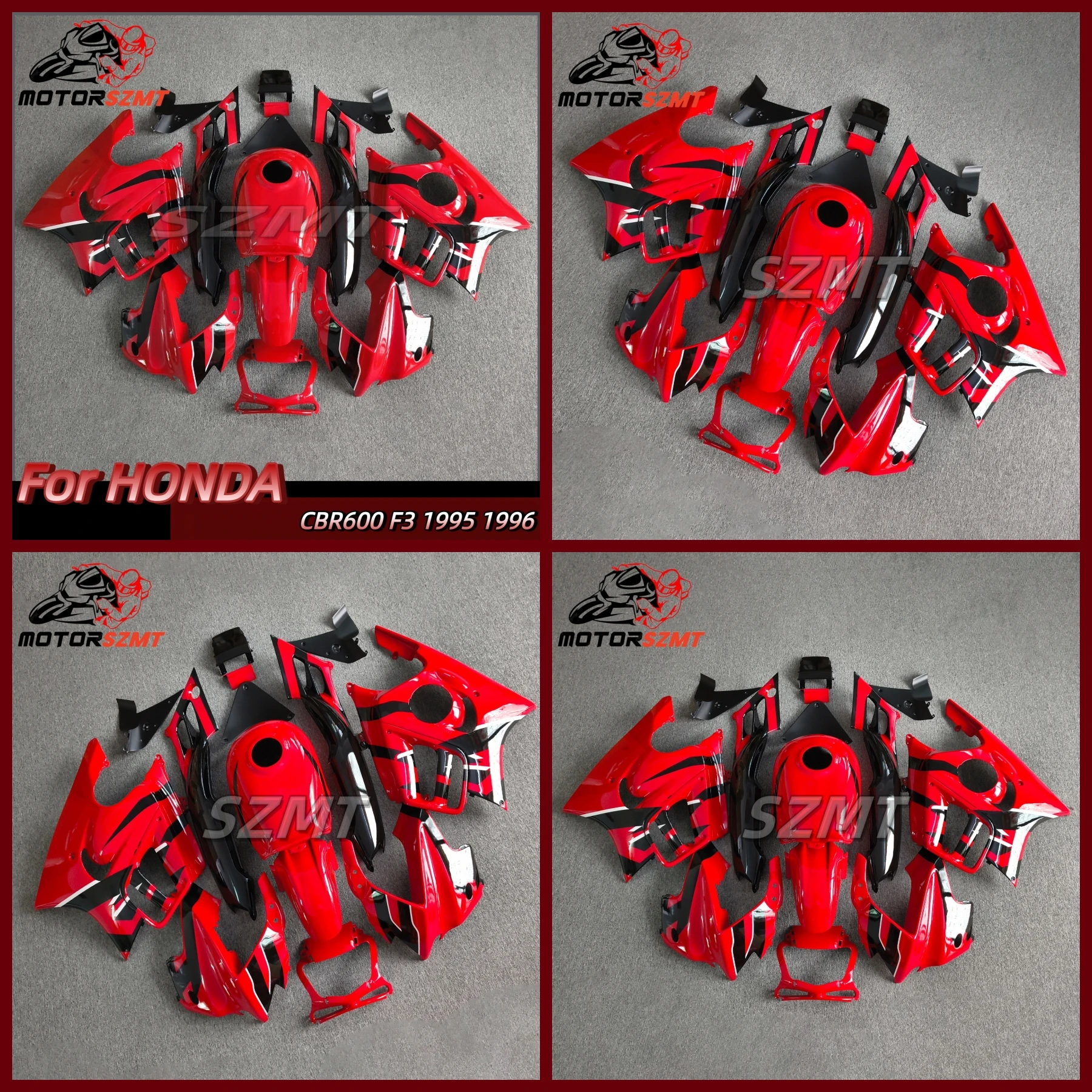 Plastic Fairings For CBR 600 CBR 600 F3 1995 1996 Full Body Kits 97 98 for CBR 600 F3 Full Body Kits Black Bule Yellow