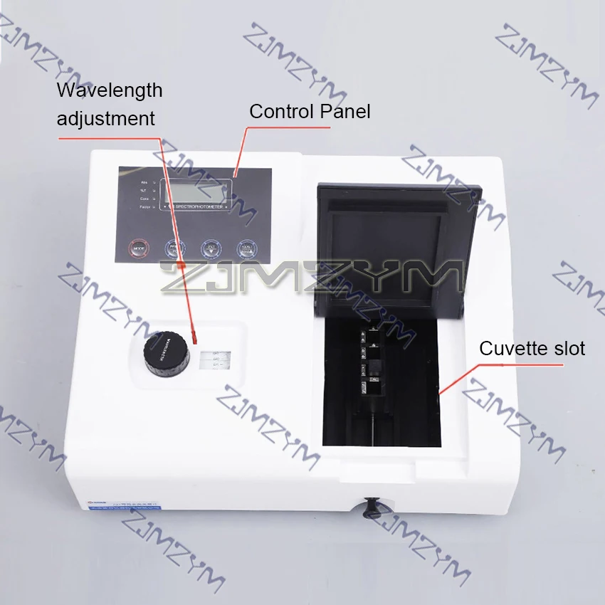 Lunghezza d'onda visibile UV 320-1020 nm dello spettrofotometro del laboratorio dello spettrometro dello spettrofotometro di VIS-722N: fotometro 5nm