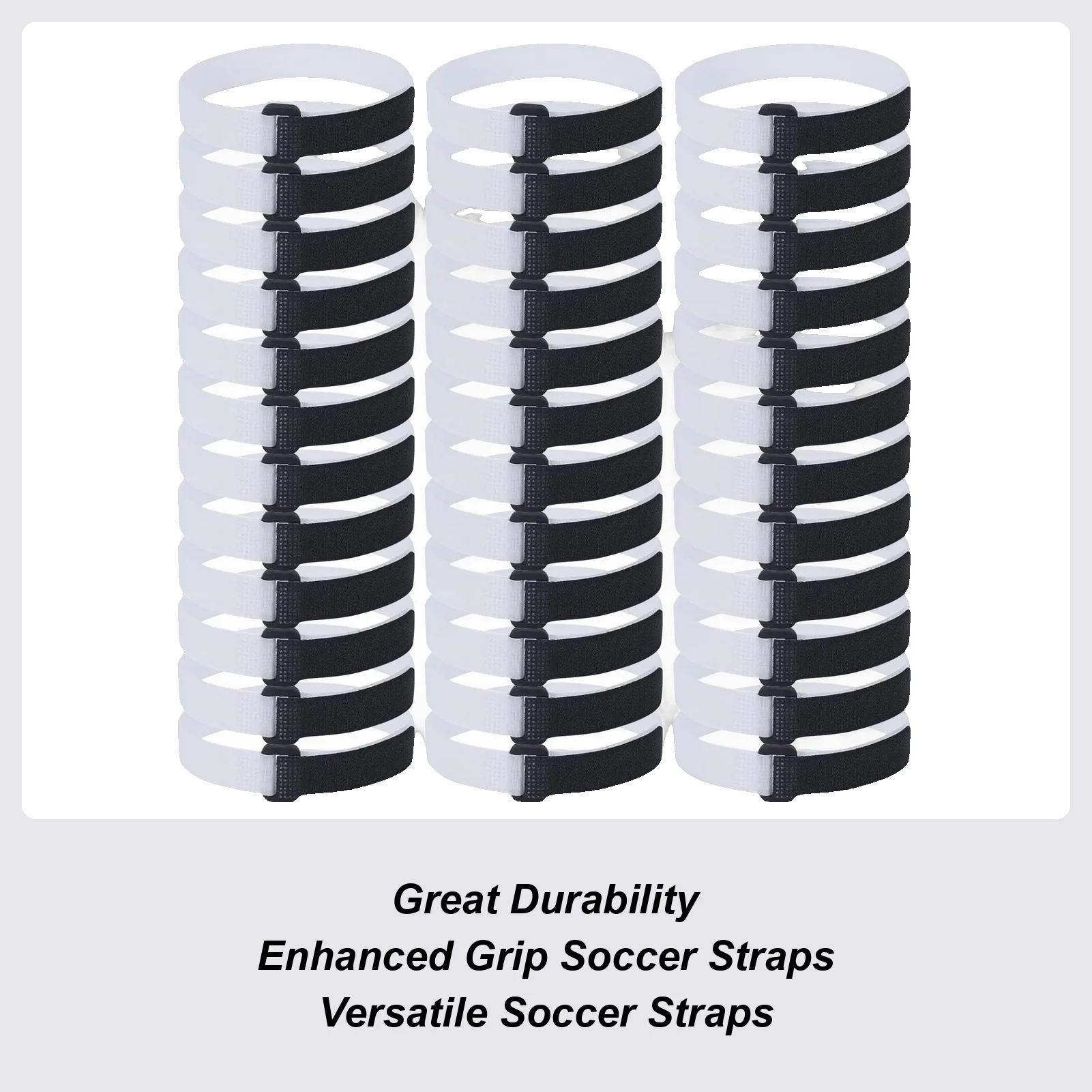 Soccer Goal Net Post Straps Holding Ball Placement Net Ties 50 Pieces Straps Sturdy Stable Ties For Outdoor Gym Playground Sport