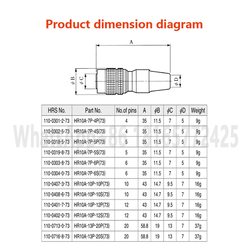 Hirose connector HR10A 4 6 10 12 pin male female shielded cable Basler GIGE AVT industrial Sony CCD camera lens trigger