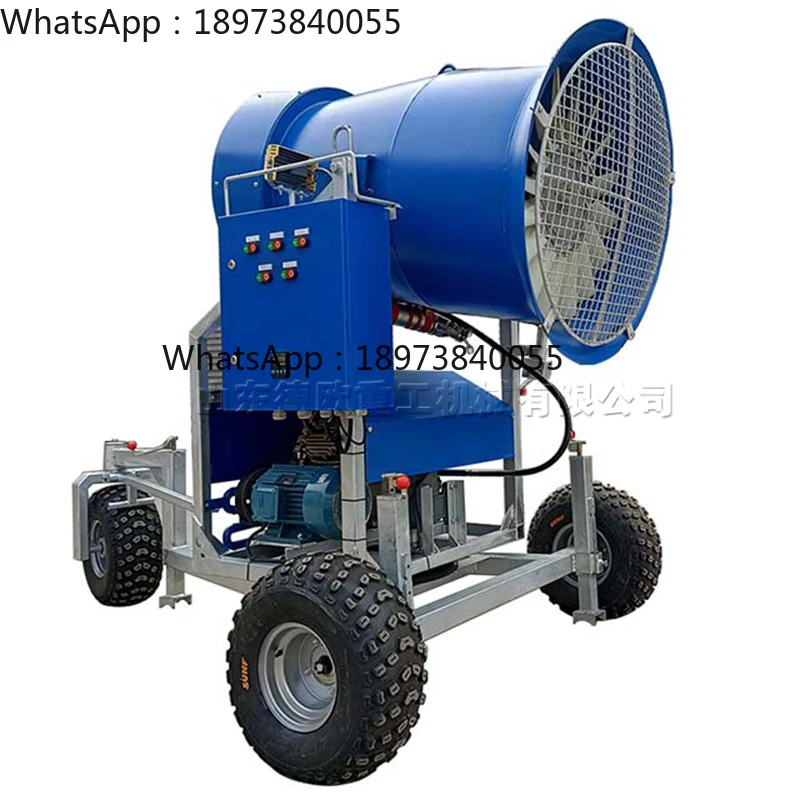

Mobile Snow Making Machine Ski Resort Snow Making Equipment 360 Degree Rotating Snow Spraying Machine