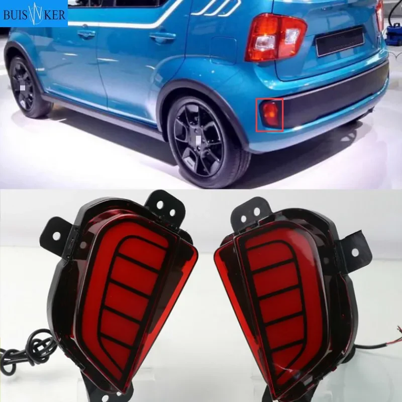 

2pcs Car bumper lamp for suzuki ignis rear light 2016 2017 2018 2019year car accessories LED tail light ignis taillight