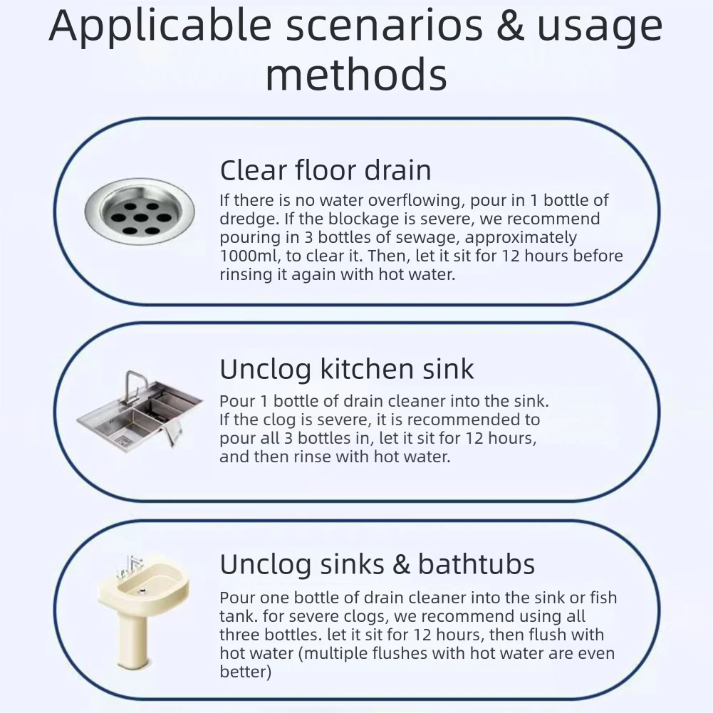 Professional Strength Clog Remover For Bathroom Kitchen Unclogging Drains Safely Effectively For Toilet view 4