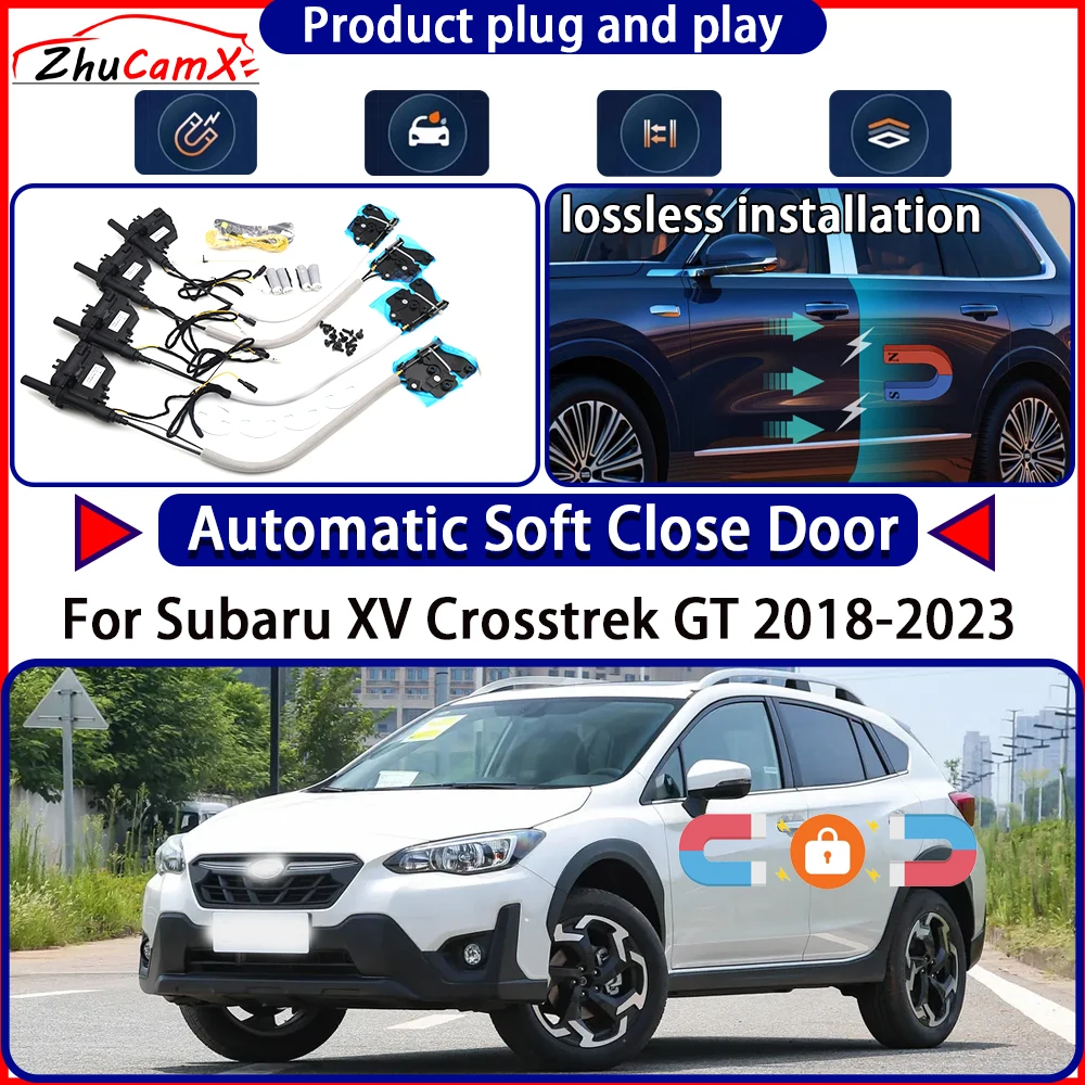 

Электрический привод замка двери OEM для Subaru XV Crosstrek GT 2018-2023: Комплект с функцией плавного закрывания, система автоматического открывания/закрывания дверей